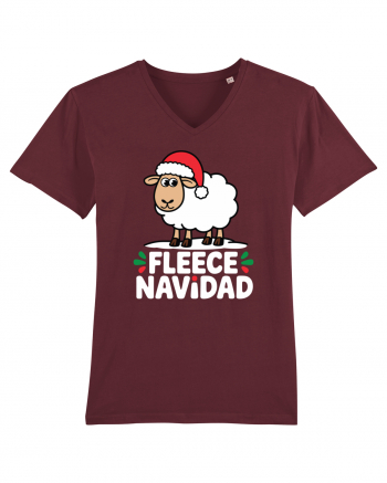 Fleece Navidad Burgundy