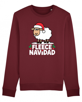 Fleece Navidad Burgundy