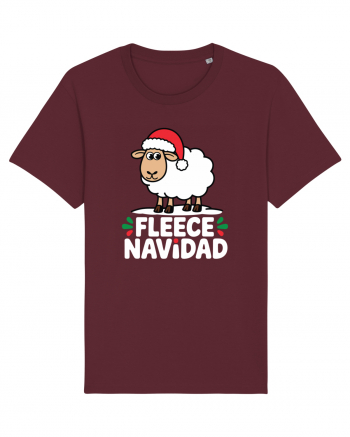 Fleece Navidad Burgundy