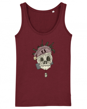 Rotten Brand - Skull Gamer Burgundy