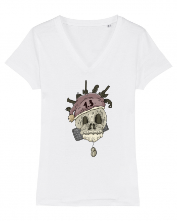 Rotten Brand - Skull Gamer White