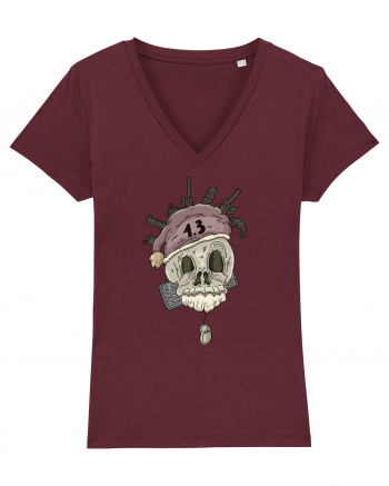 Rotten Brand - Skull Gamer Burgundy