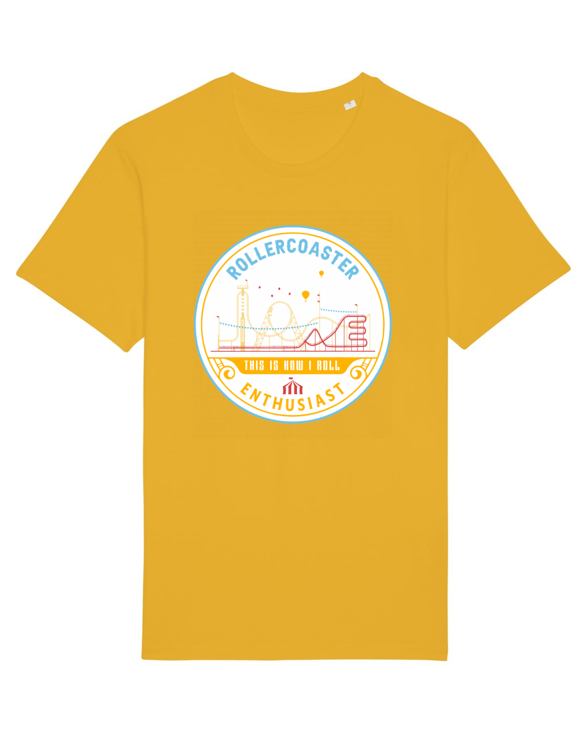 Tricou mânecă scurtă Unisex Rocker Spectra Yellow