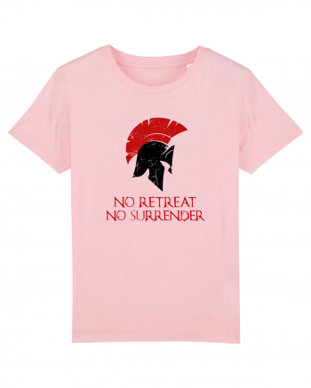 No Retreat No Surrender Cotton Pink