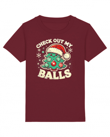 Check out my balls Burgundy