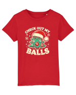 Check out my balls Tricou mânecă scurtă  Copii Mini Creator