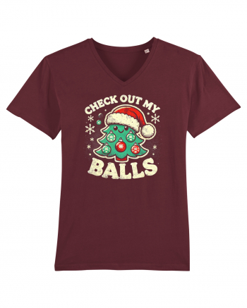 Check out my balls Burgundy