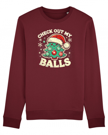 Check out my balls Burgundy