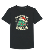 Check out my balls Tricou mânecă scurtă guler larg Bărbat Skater