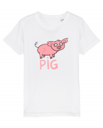 Pig Tricou mânecă scurtă  Copii Mini Creator