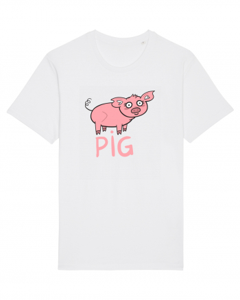 Pig Tricou mânecă scurtă Unisex Rocker