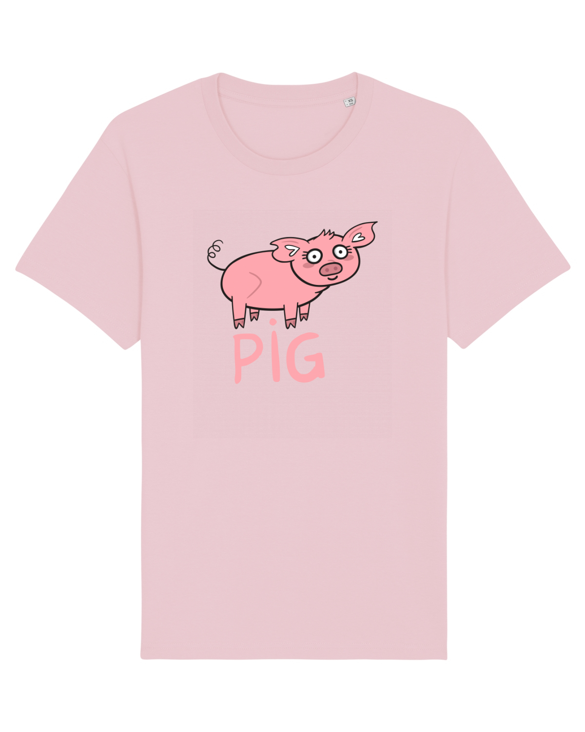 Tricou mânecă scurtă Unisex Rocker Cotton Pink