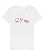 Porcule! Vaco! Tricou mânecă scurtă  Copii Mini Creator