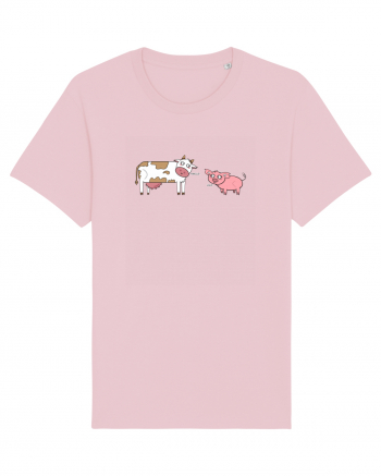 Porcule! Vaco! Cotton Pink