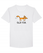 Old Fox Tricou mânecă scurtă guler larg Bărbat Skater