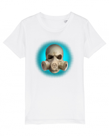 Craniu gasmaskskull 07 albastru White