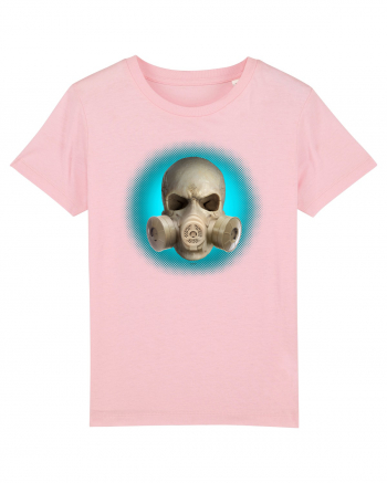 Craniu gasmaskskull 07 albastru Cotton Pink