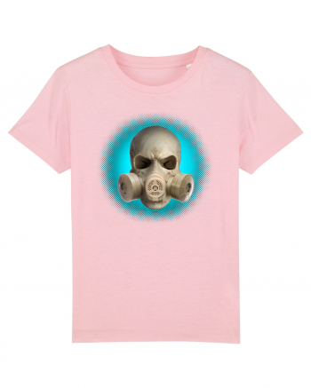 Craniu gasmaskskull 07 albastru Cotton Pink