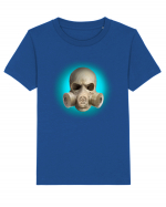 Craniu gasmaskskull 07 albastru Tricou mânecă scurtă  Copii Mini Creator