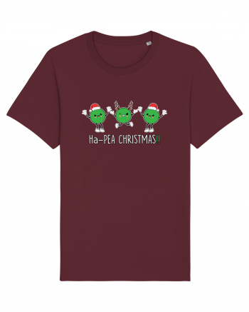 Ha-Pea Christmas! Burgundy