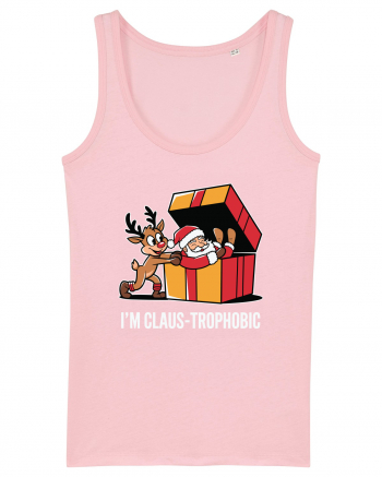 I'm Claus-Trophobic Cotton Pink