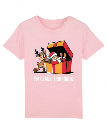 I'm Claus-Trophobic Cotton Pink