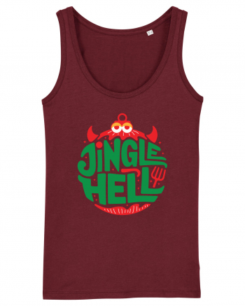 Jingle Hell Burgundy