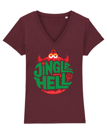 Jingle Hell Burgundy