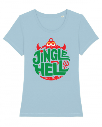 Jingle Hell Sky Blue