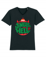 Jingle Hell Tricou mânecă scurtă guler V Bărbat Presenter