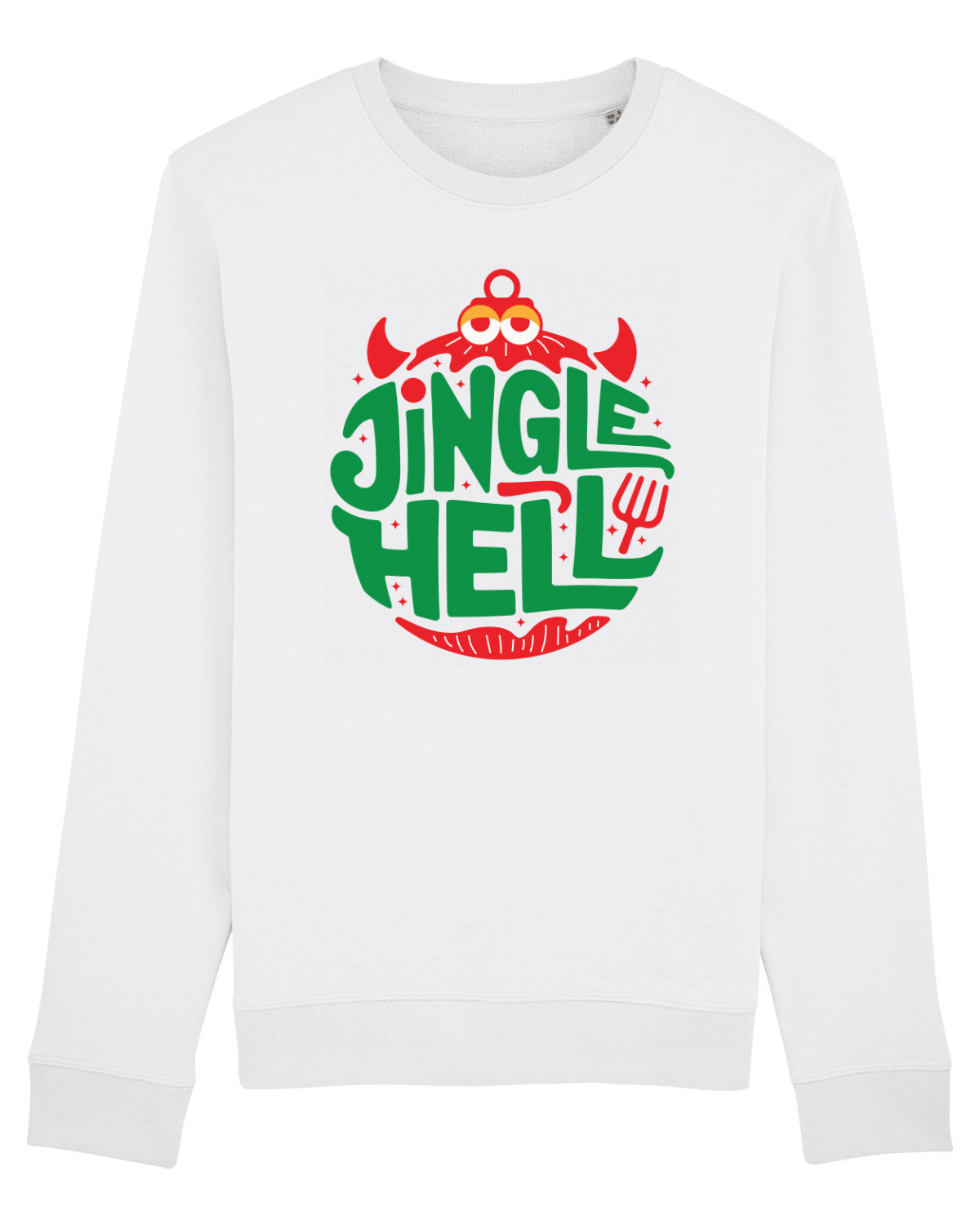 Bluză mânecă lungă Unisex Rise White