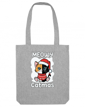 Meowy Catmas Heather Grey