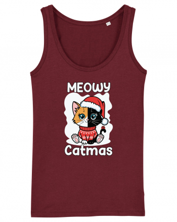 Meowy Catmas Burgundy