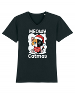 Meowy Catmas Tricou mânecă scurtă guler V Bărbat Presenter