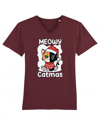 Meowy Catmas Burgundy