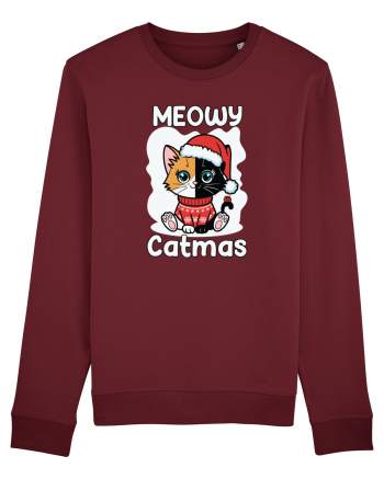 Meowy Catmas Burgundy