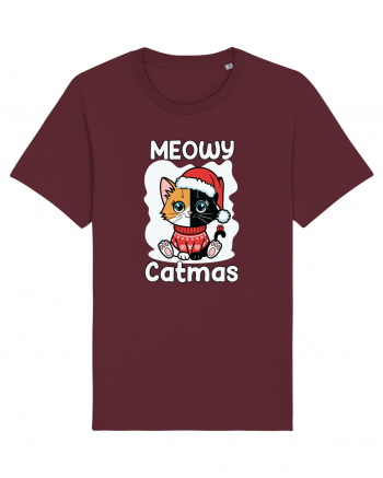 Meowy Catmas Burgundy