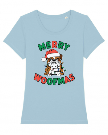 Merry Woofmas Sky Blue