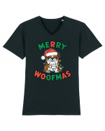 Merry Woofmas Tricou mânecă scurtă guler V Bărbat Presenter