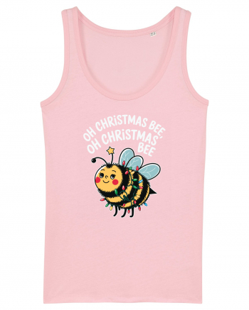 Oh Christmas Bee Cotton Pink