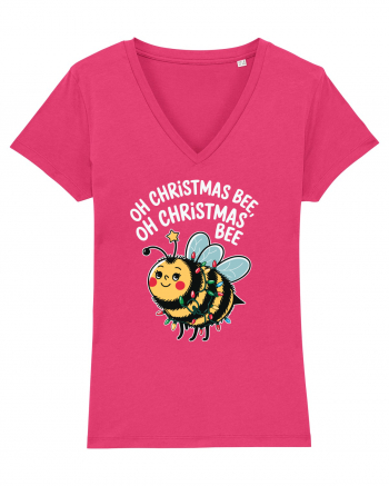 Oh Christmas Bee Raspberry