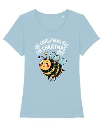 Oh Christmas Bee Sky Blue