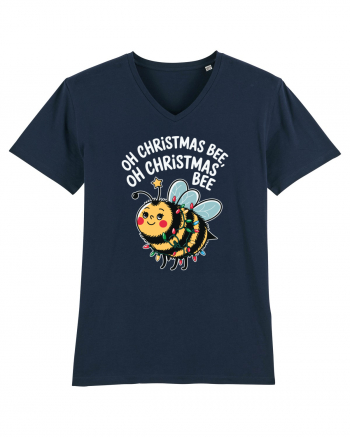 Oh Christmas Bee French Navy