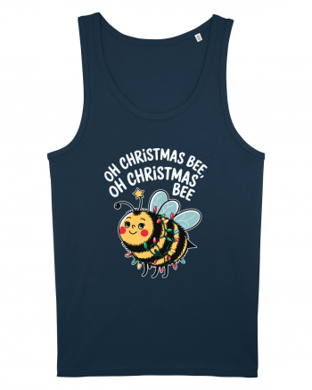 Oh Christmas Bee Navy