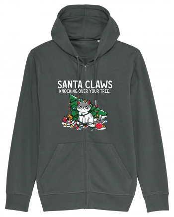 Santa Claws Knocking Over Your Tree Anthracite