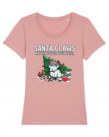 Santa Claws Knocking Over Your Tree Canyon Pink