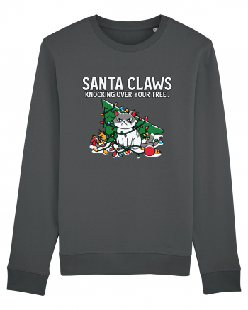 Santa Claws Knocking Over Your Tree Anthracite