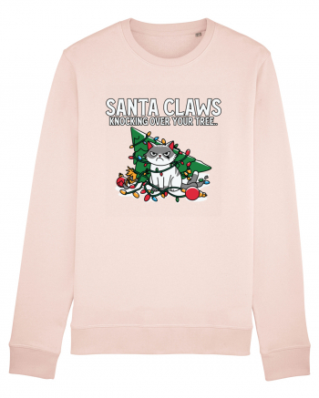 Santa Claws Knocking Over Your Tree Candy Pink