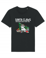 Santa Claws Knocking Over Your Tree Tricou mânecă scurtă Unisex Rocker