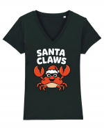 Santa Claws Tricou mânecă scurtă guler V Damă Evoker